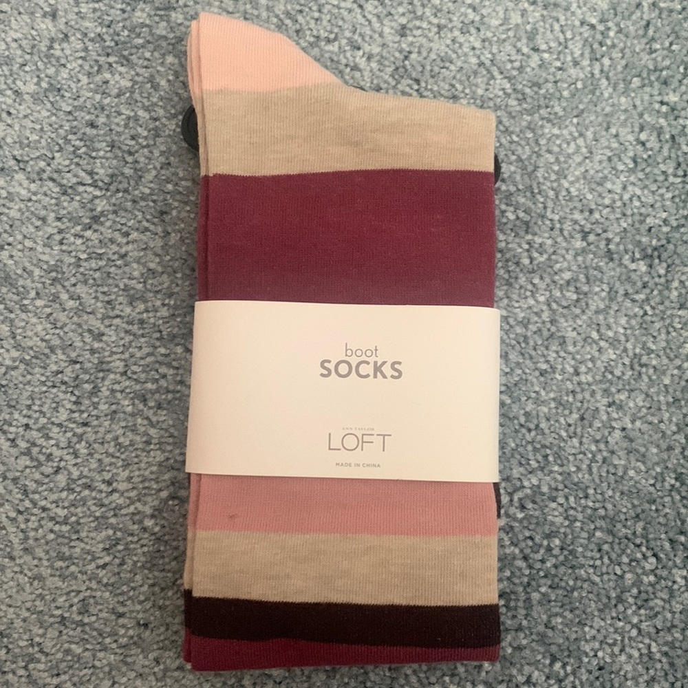 Ann Taylor Loft Boot Socks, one size